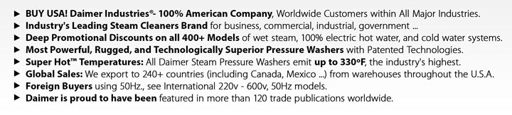 Daimer Cold Water Pressure Washers