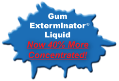 gum removal, chewing gum removal