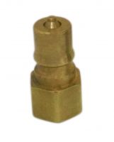 Male Quick Connect Brass Nipple 1/4" FPT (BH2-6120)
